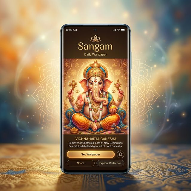 Sangam App — Daily God Wallpaper